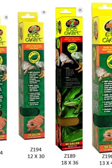 Zoomed ZOO MED Tapis de cage – Cage Carpet