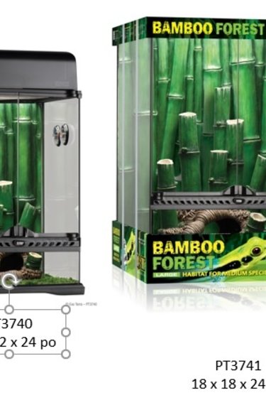 Exoterra EXO TERRA Terrarium équipé forêt de bambou