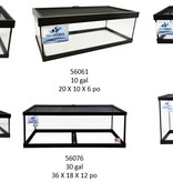 Seapora Standard Aquarium - Breeder - 40 gallons - 36 x 18 x 16