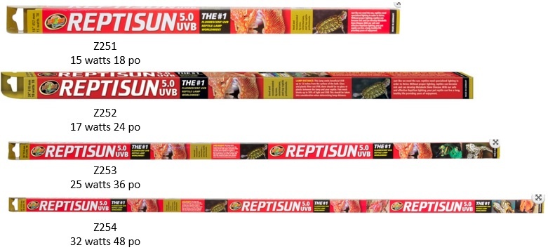 Zoomed T8 ReptiSun® 5.0 UVB Fluorescent Bulb