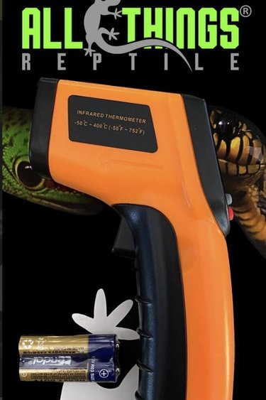 All things reptile ATR BC_2093 Thermomètre digital infrarouge  sans contact