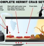 Zoomed Kit ReptiHabitat pour bernard l’hermite 20X10X12" - Hermit Crab Kit