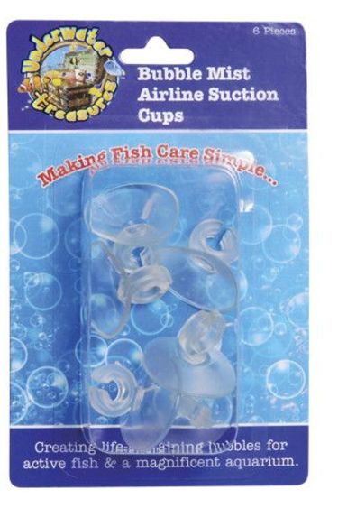 Treasures underwater Immersible suction cups