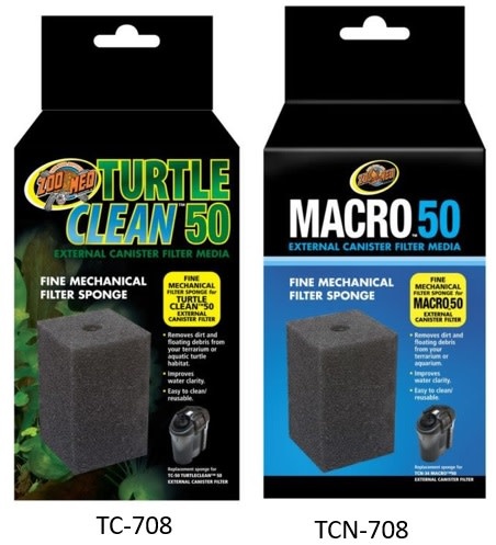 Zoomed ZOO MED TCN-708 / TC-708 Éponge de filtre mécanique fine Macro™ 50
