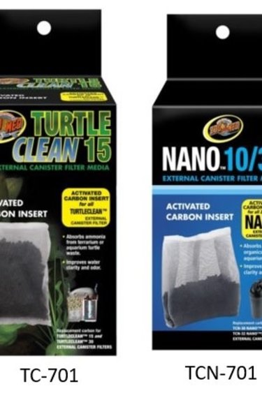 Zoomed ZOO MED Z160C Insert de charbon actif Nano™ 10/30