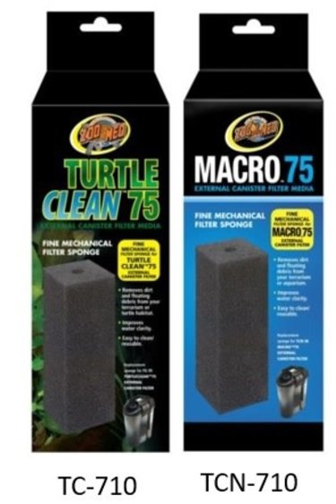 Zoomed ZOO MED Z163MS Éponge de filtre mécanique fine Macro™ 75