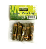 All things reptile Bûches d'écorce de catappa (amande indienne) 8cm pq de 8 - Catappa (Indian Almond) Bark Logs 8cm 8-pack