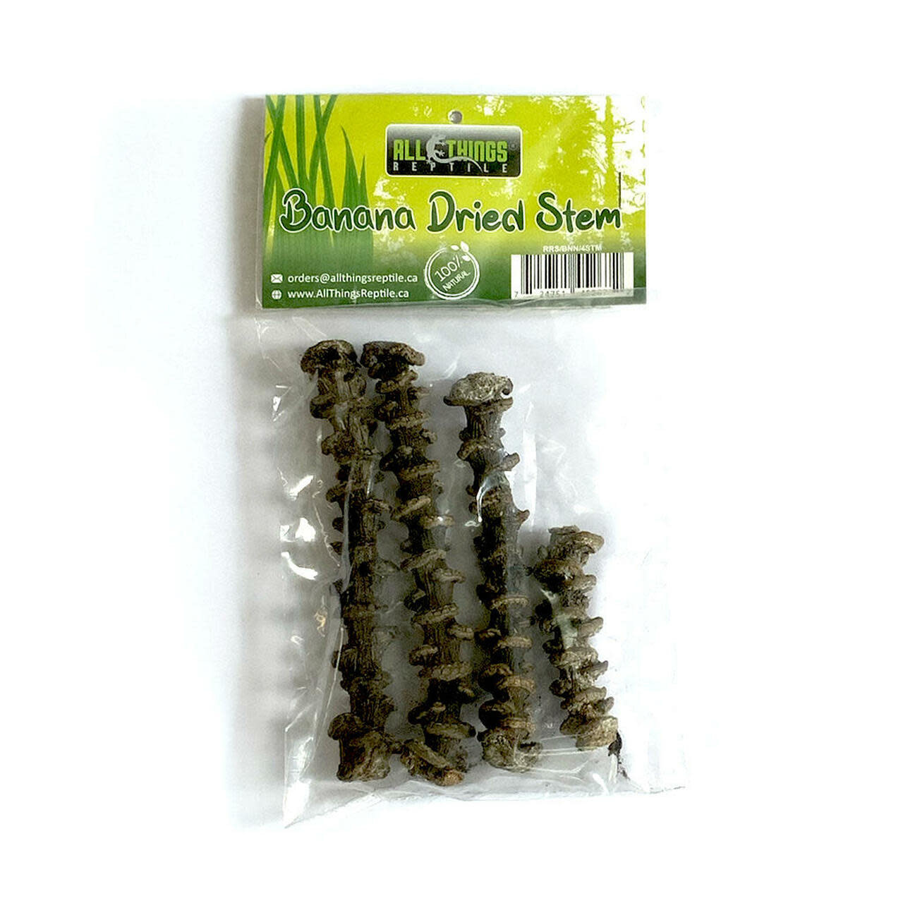 All things reptile Banana Dried Stem 4-pack