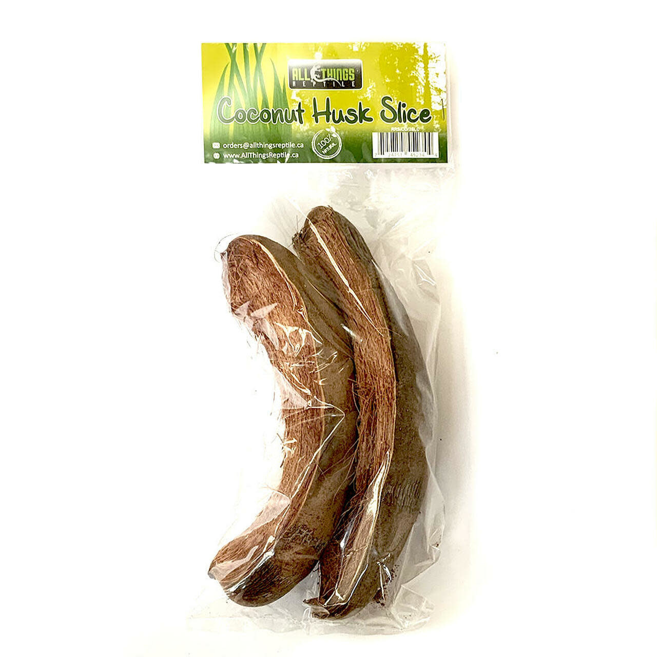 All things reptile Coconut Husk Slice 2-pack