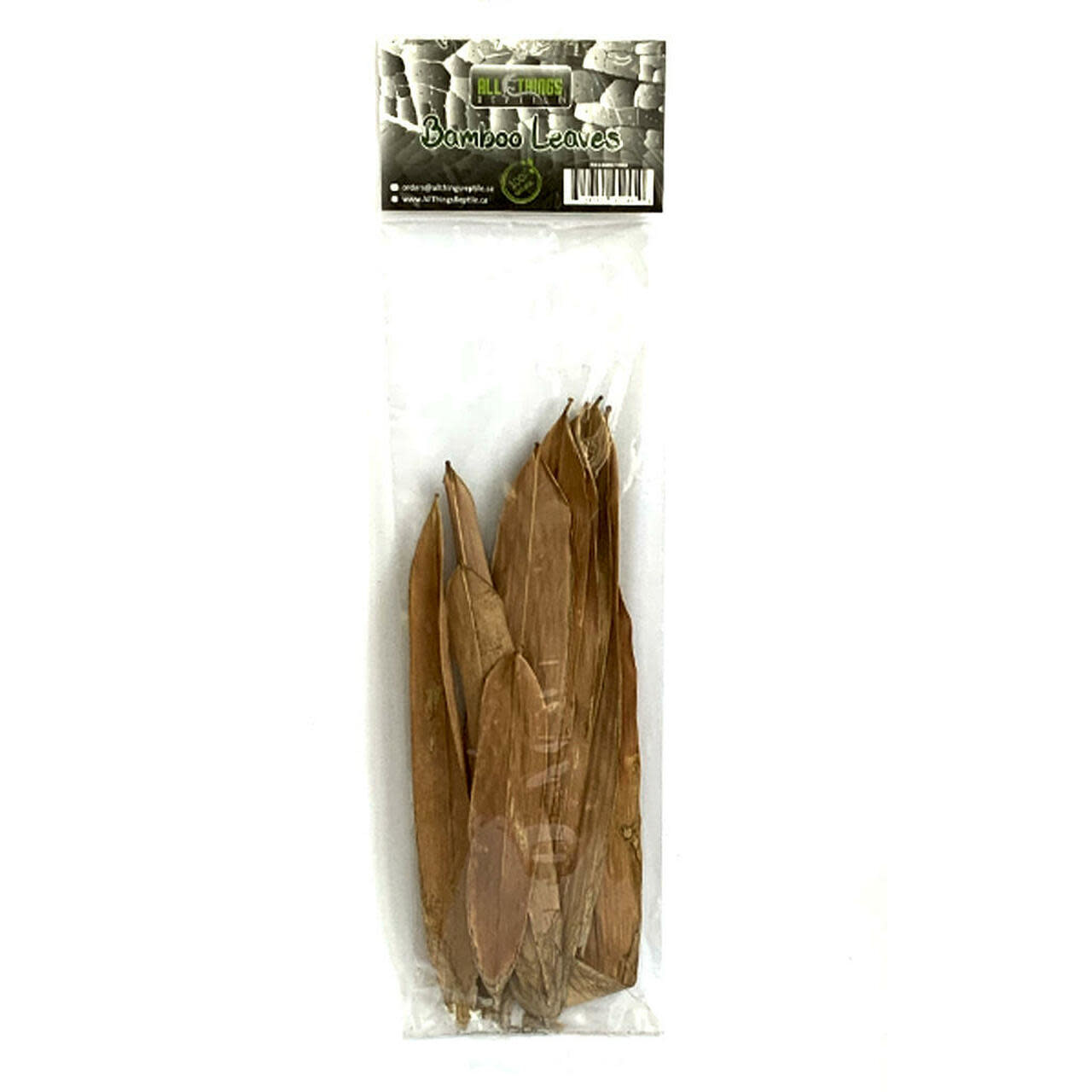 All things reptile Feuilles de bambou de différentes tailles pq 10 - Bamboo Mix Size Leaves 10-pack