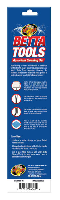 Zoomed ZOO MED BP-41 Ensemble de nettoyage pour aquarium Betta
