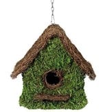 Galapagos Maison Woven Reptile Hide / Bird House 11 x 12in with Installation Chain