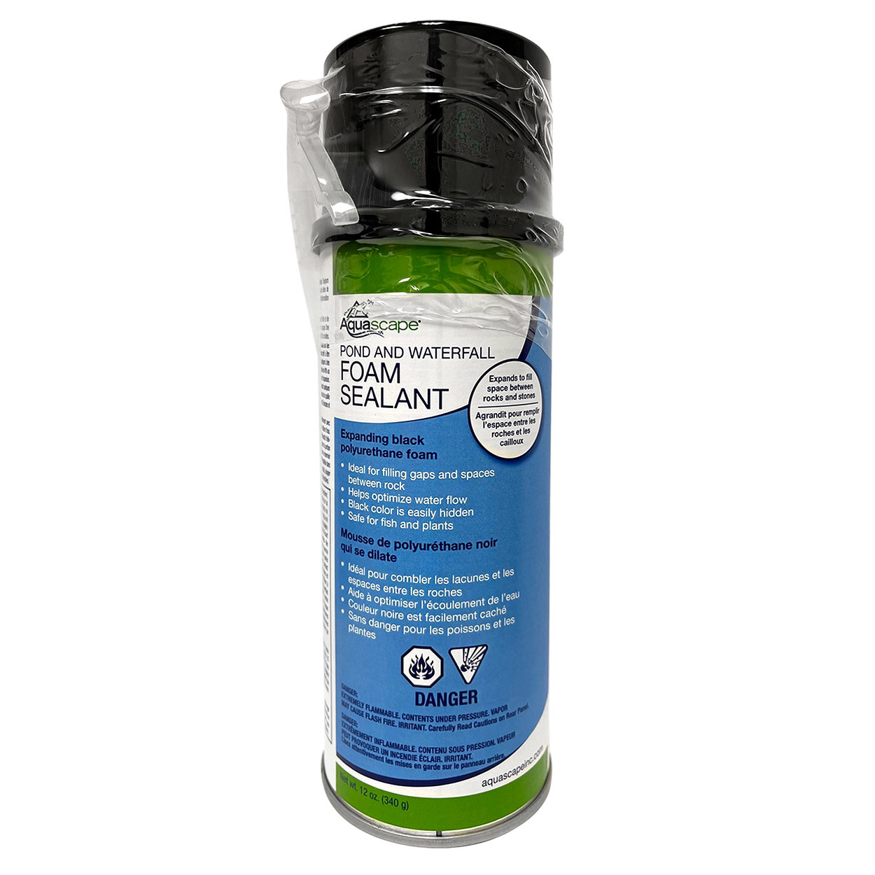 Expanding foam store safe for reptiles