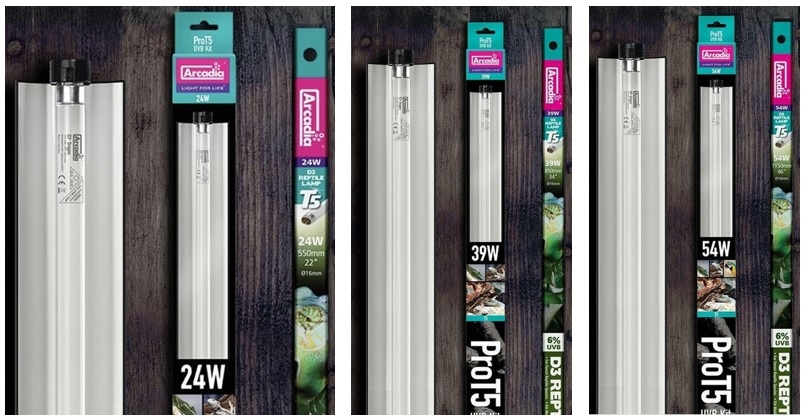 Arcadia ARCADIA Ensemble PRO T5 UVB avec lampe forestière 6%