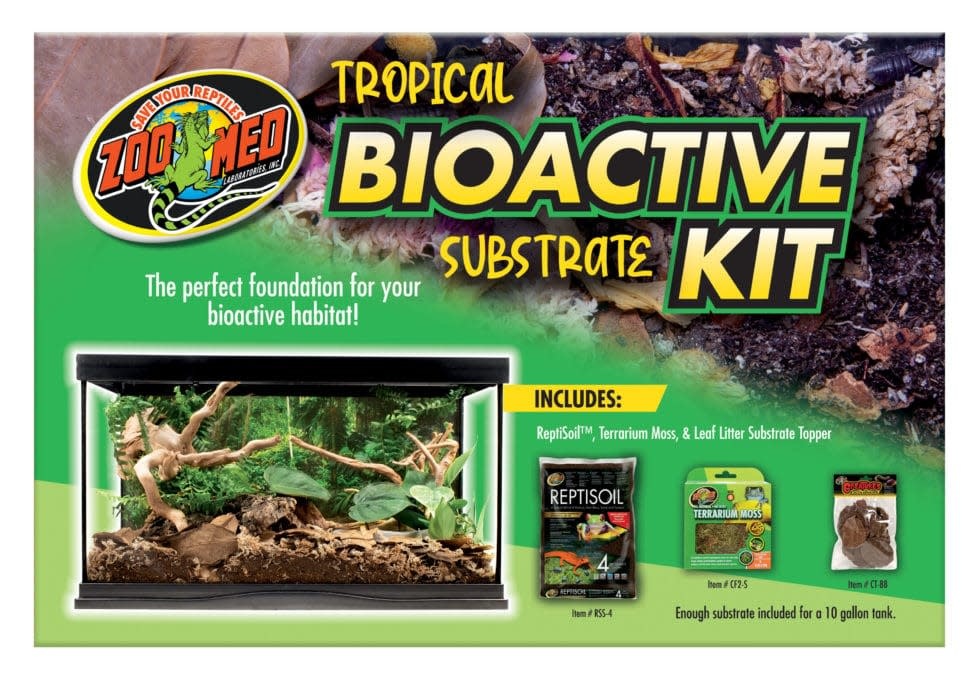 Zoomed ZOO MED BAK-1 Kit de substrat bioactif tropical