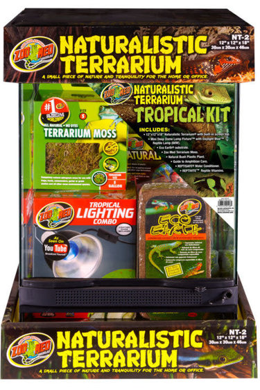 Zoomed ZOO MED NT-2T Terrarium "Naturalistic" ensemble tropical