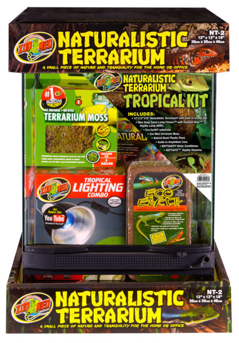 Zoomed Naturalistic Terrarium® Tropical Kit