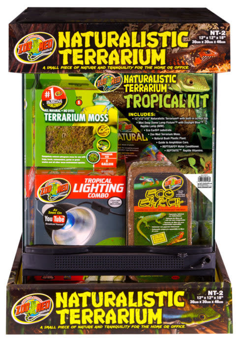 Zoomed ZOO MED Z967B Terrarium "Naturalistic" ensemble tropical