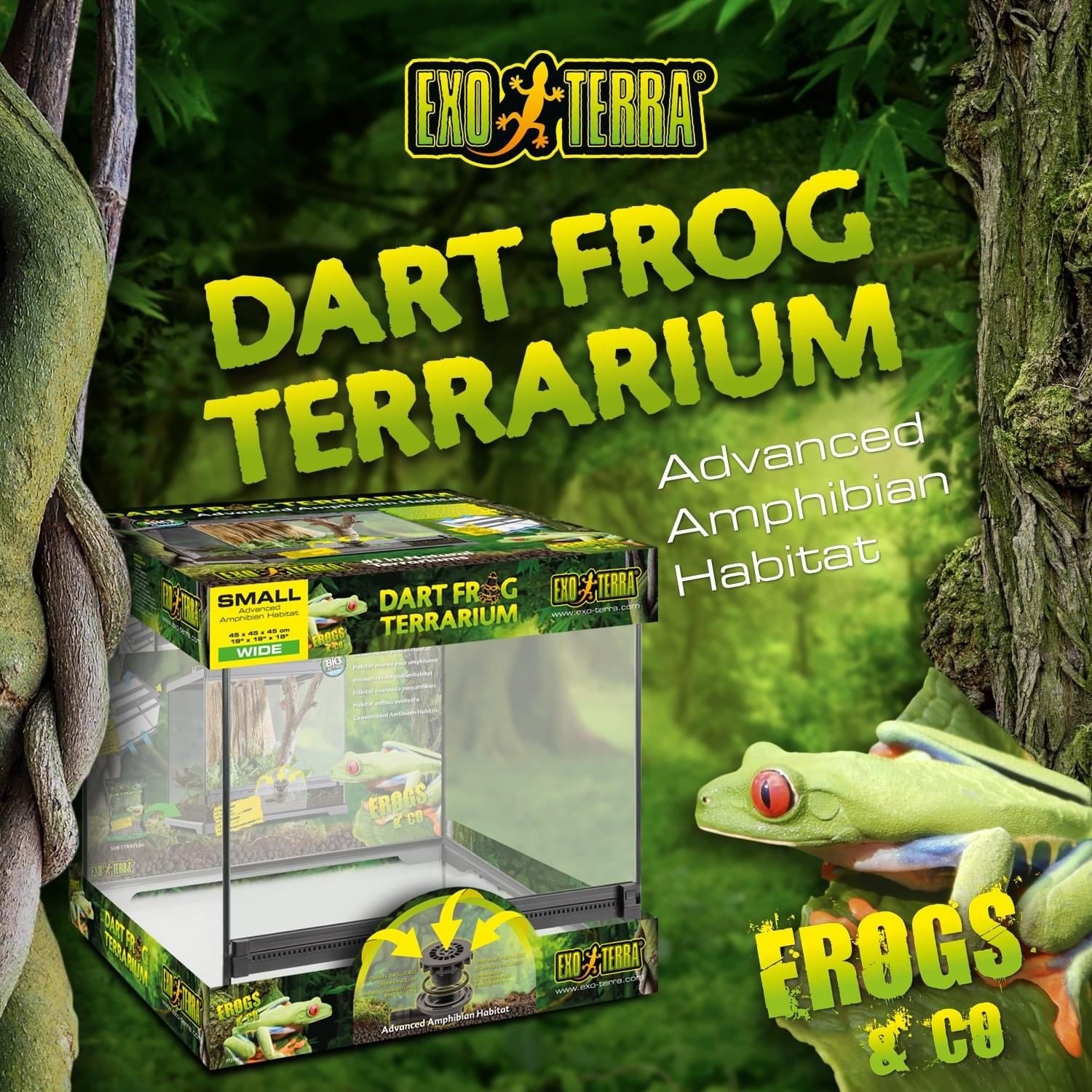 Exoterra Exoterra  Amphibian Terrarium / Dart Frog