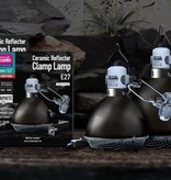 Arcadia ARCADIA "GRAPHITE" noire - Lampe à pince à réflecteur à dôme en céramique