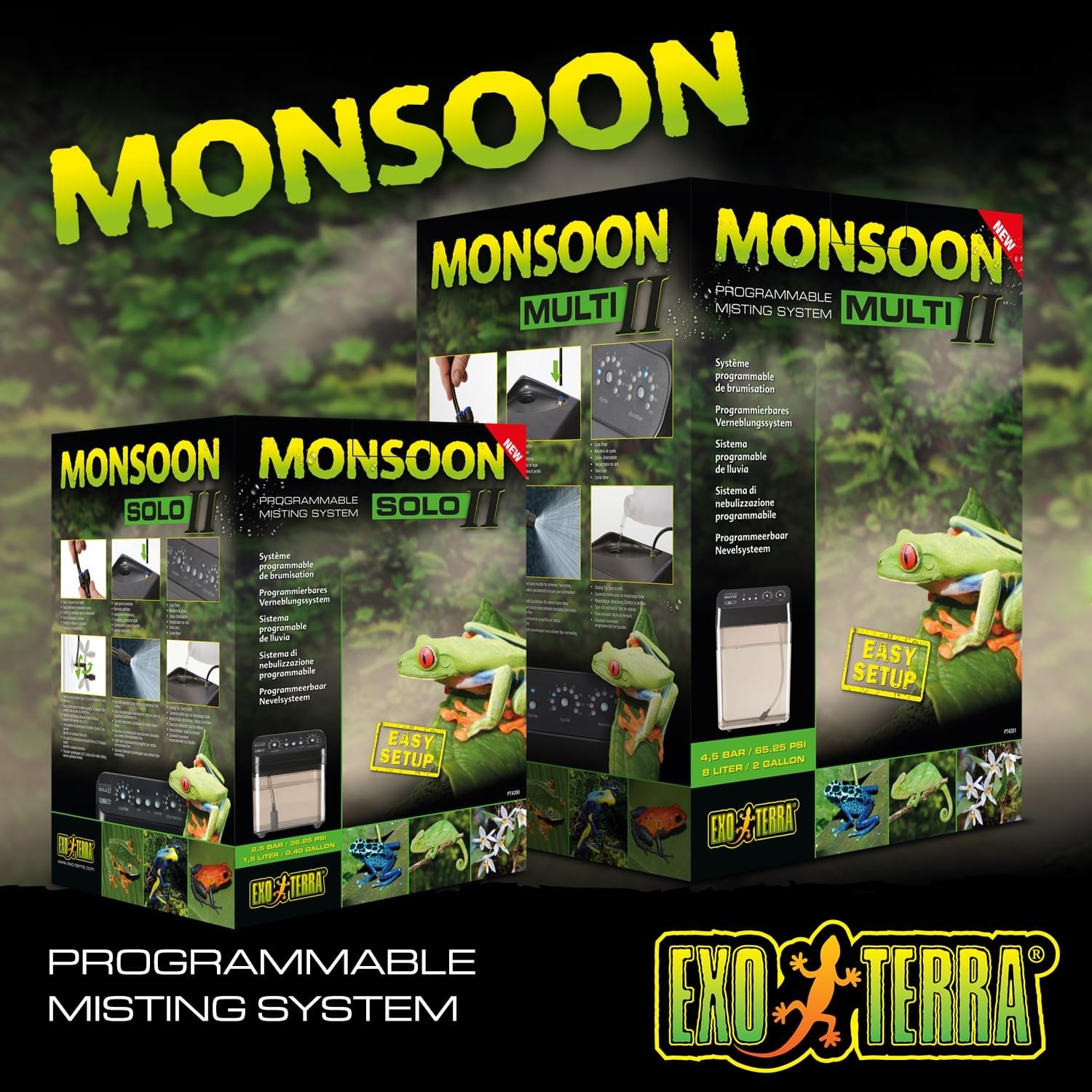 Exoterra EXO TERRA PT4200 Système de brumisation Monsoon Solo II