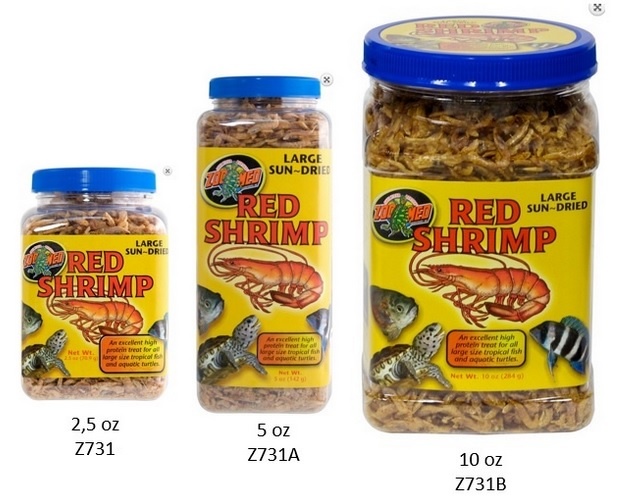 Sun Dried Red Shrimp - Magazoo, the Universe of Reptiles