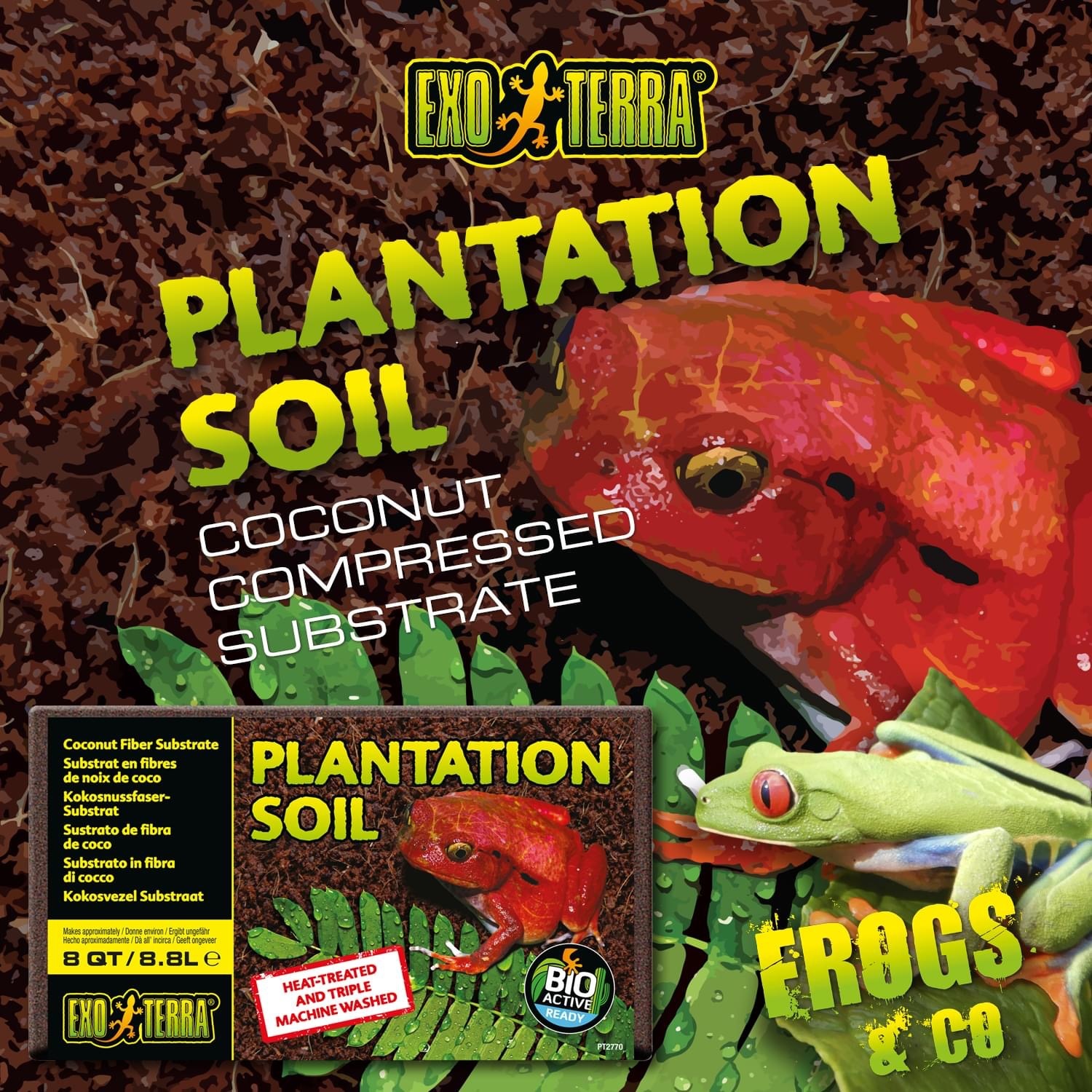 Exoterra EXO TERRA Terre plantation brique