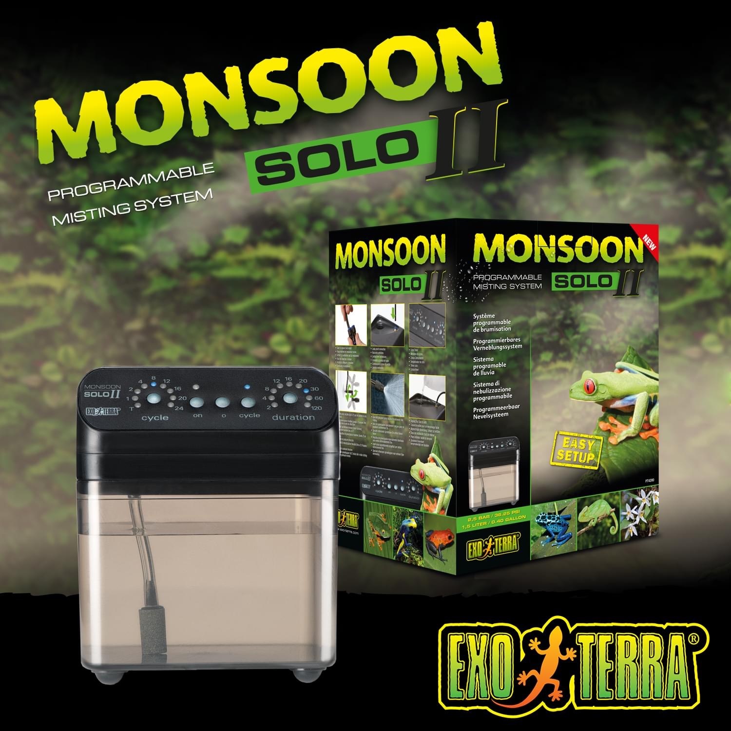 Exoterra EXO TERRA PT4200 Système de brumisation Monsoon Solo II