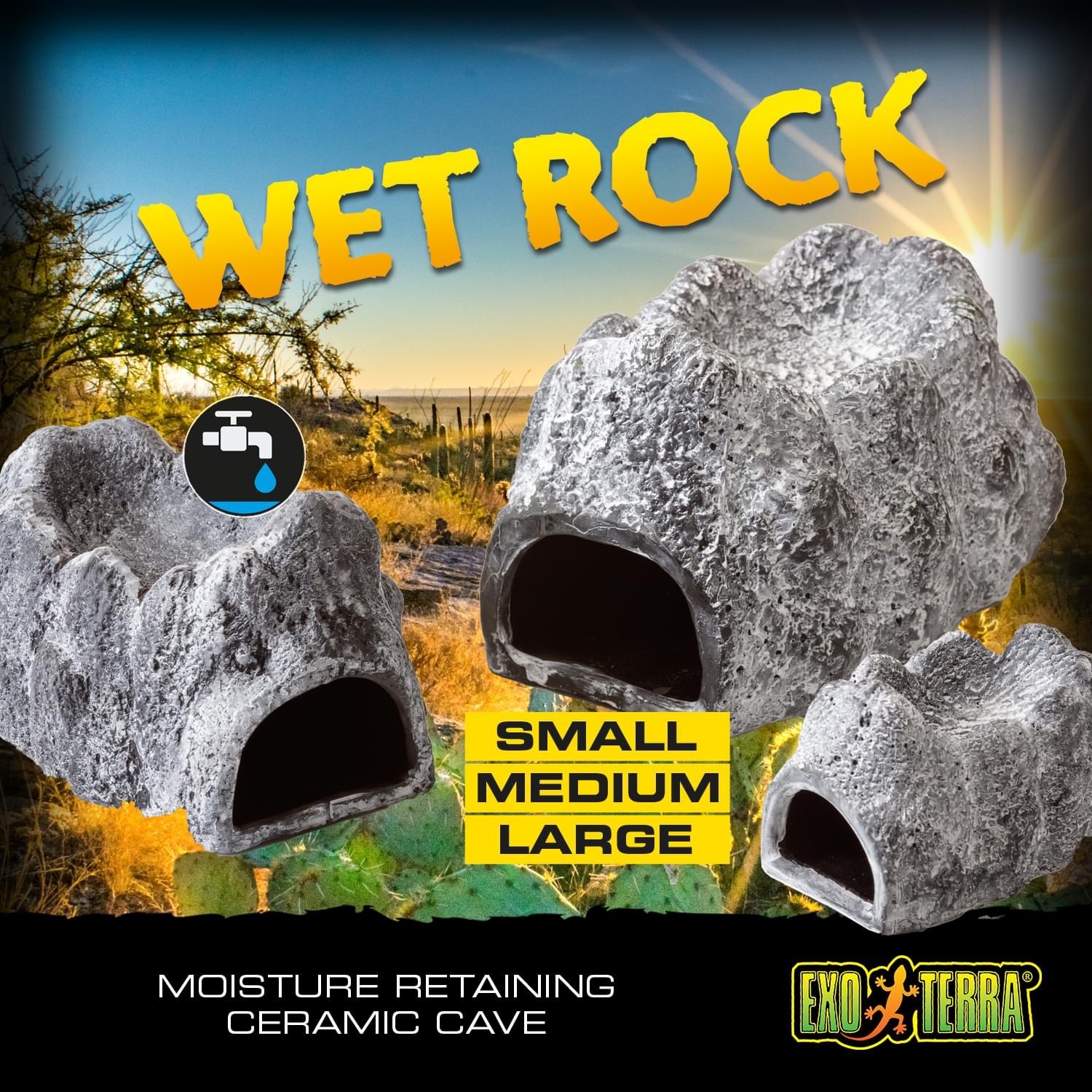 Exoterra Wet rock hideout