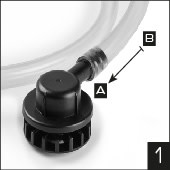 Exoterra EXO TERRA Ensemble de drain pour PT2745  terrarium Dart Frog