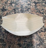 Magazoo Eco-friendly disposable food boat plates made of natural bamboo, 100% biodegradable