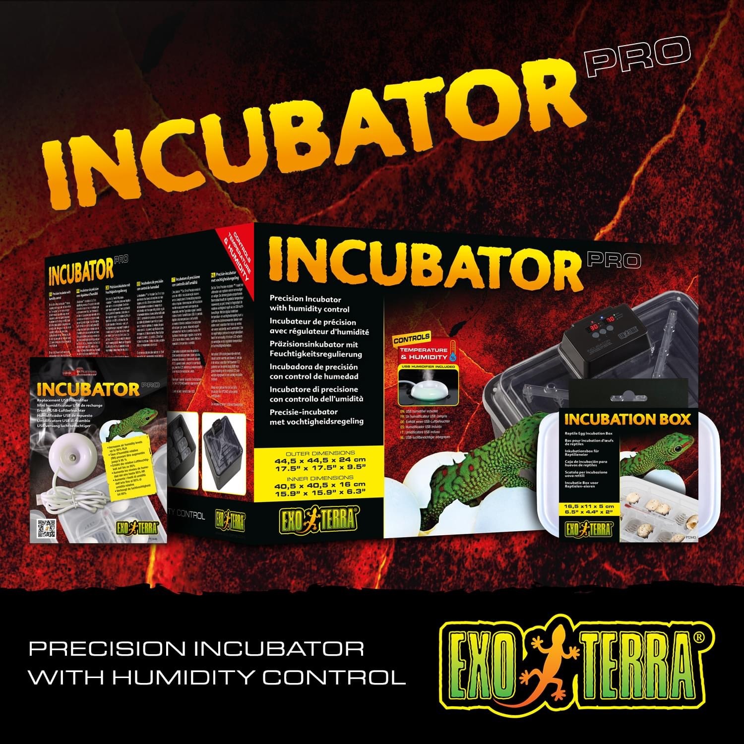 Exoterra EXO TERRA PT2444 Incubateur de précision Pro