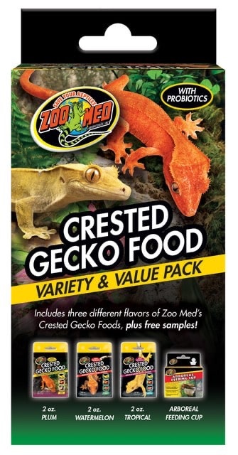 Magazoo Assortiment d'aliments et de valeur pour le gecko à crête - Crested Gecko Food Variety & Value Pack