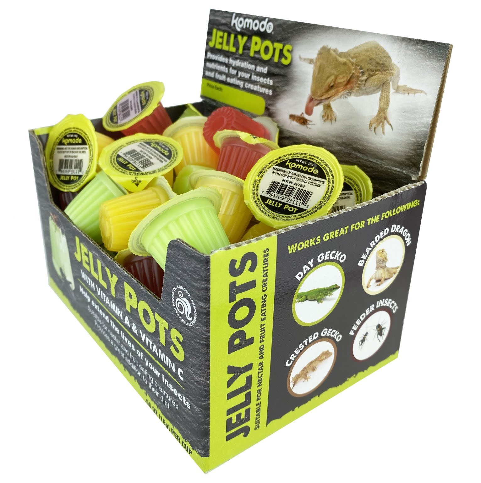 Komodo KOMODO KD-93100 Pot de Fruit en gelée 16gr chaque