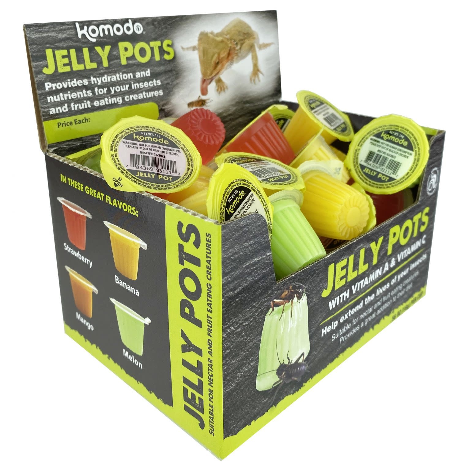 Komodo KOMODO KD-93100 Pot de Fruit en gelée 16gr chaque