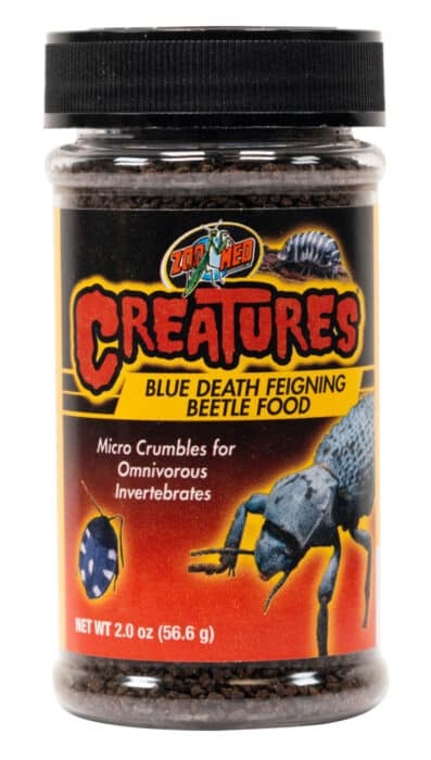 Zoomed Creatures™ Nourriture pour scarabée simulant la mort bleue - Creatures™ Blue Death Feigning Beetle Food