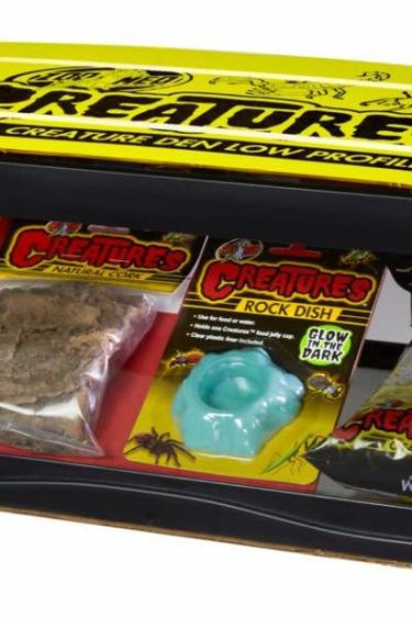 Zoomed ZOO MED Z966B Tanière à profil bas 6 gal – Série Creatures