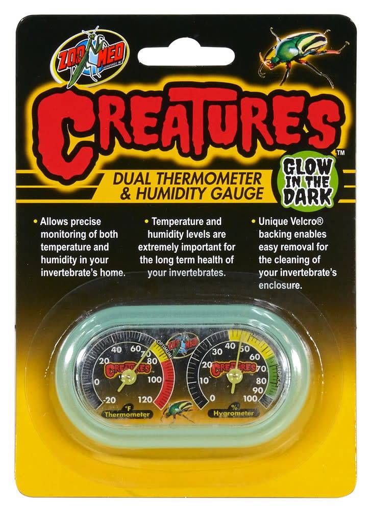 Zoomed Creatures™ Dual Thermometer & Humidity Gauge