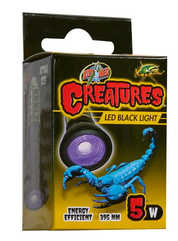 Zoomed Ampoule noire DEL 5 W – Série Creatures LED Black Light