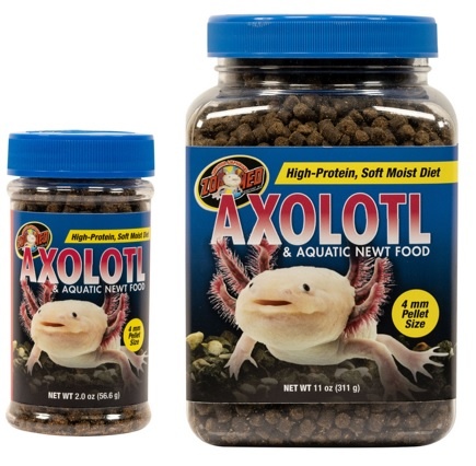 Nourriture pour axolotl et triton aquatique