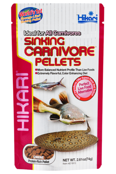 Hikari HIKARI H21915 Nourriture de fond pour poisson carnivore 74gr