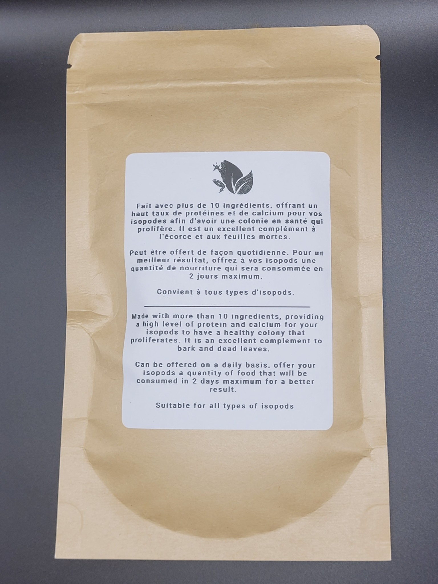 La Swamp LA SWAMP FOOD-ISO-4 Nourriture Cloporte / Isopodes 4oz