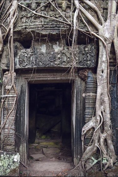 Galapagos GALAPAGOS GA-05420 Arrière-plan Temple 15x36''