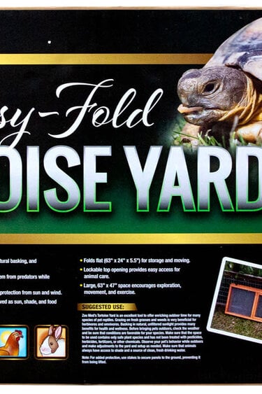 Zoomed Easy-Fold Tortoise Yard 63” x 47”