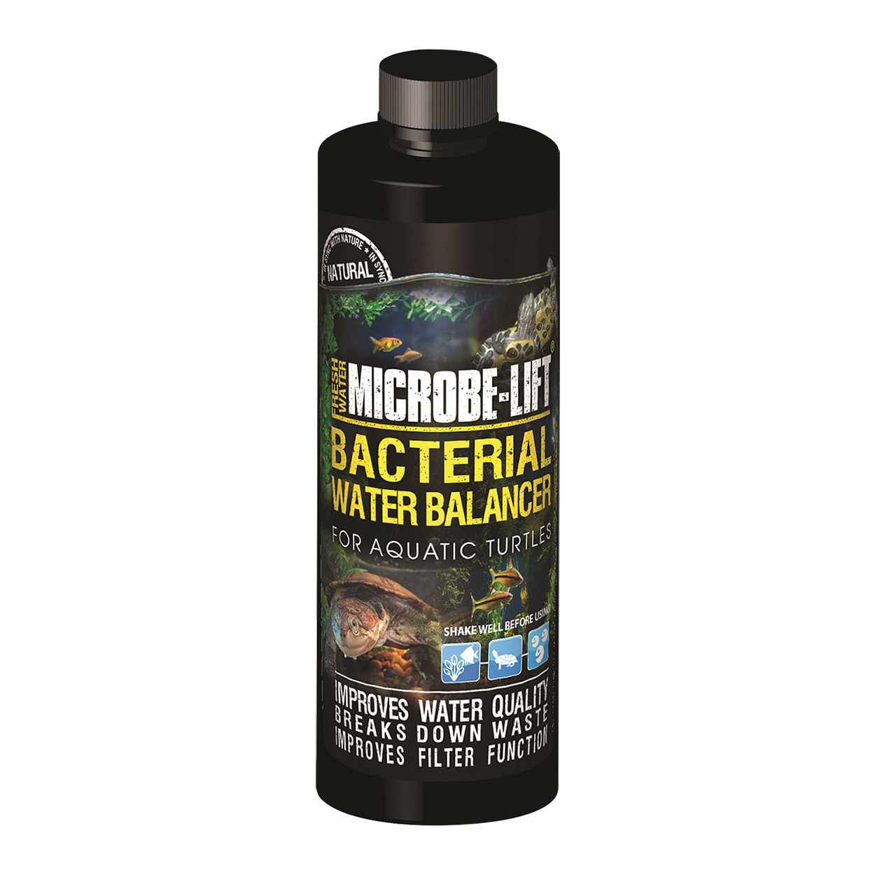Microbe-Lift MICRO-LIFT 74952 Équilibreur de bactérie pour tortue aquatique – 4 oz liquide