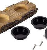 ReptiZoo REPTIZOO RZ-TB09 Rampe à tortues et mangeoire arboricole 2 en 1