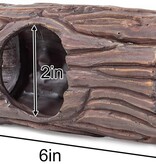 ReptiZoo Vertical Tree Trunk Hideout (Suction Cups) 2.8" x 2.8" x 6"