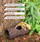 ReptiZoo REPTIZOO RZ-EHR37 Cachette verticale pour tronc d'arbre (ventouses) 2,8" x 2,8" x 6"