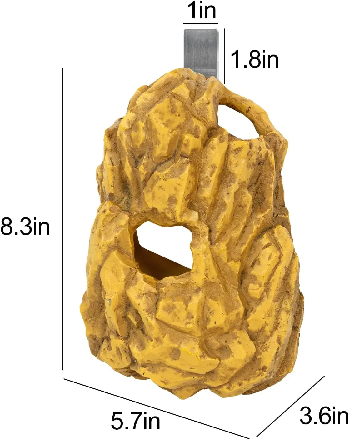 ReptiZoo REPTIZOO RZ-ERS75 Cachette accrochable multi-niveaux