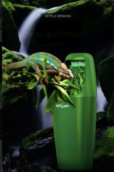 ReptiZoo Fontaine pour boire et humidificateur pour reptiles 800 ml - Reptile drinking fountain and humidifier 800ml